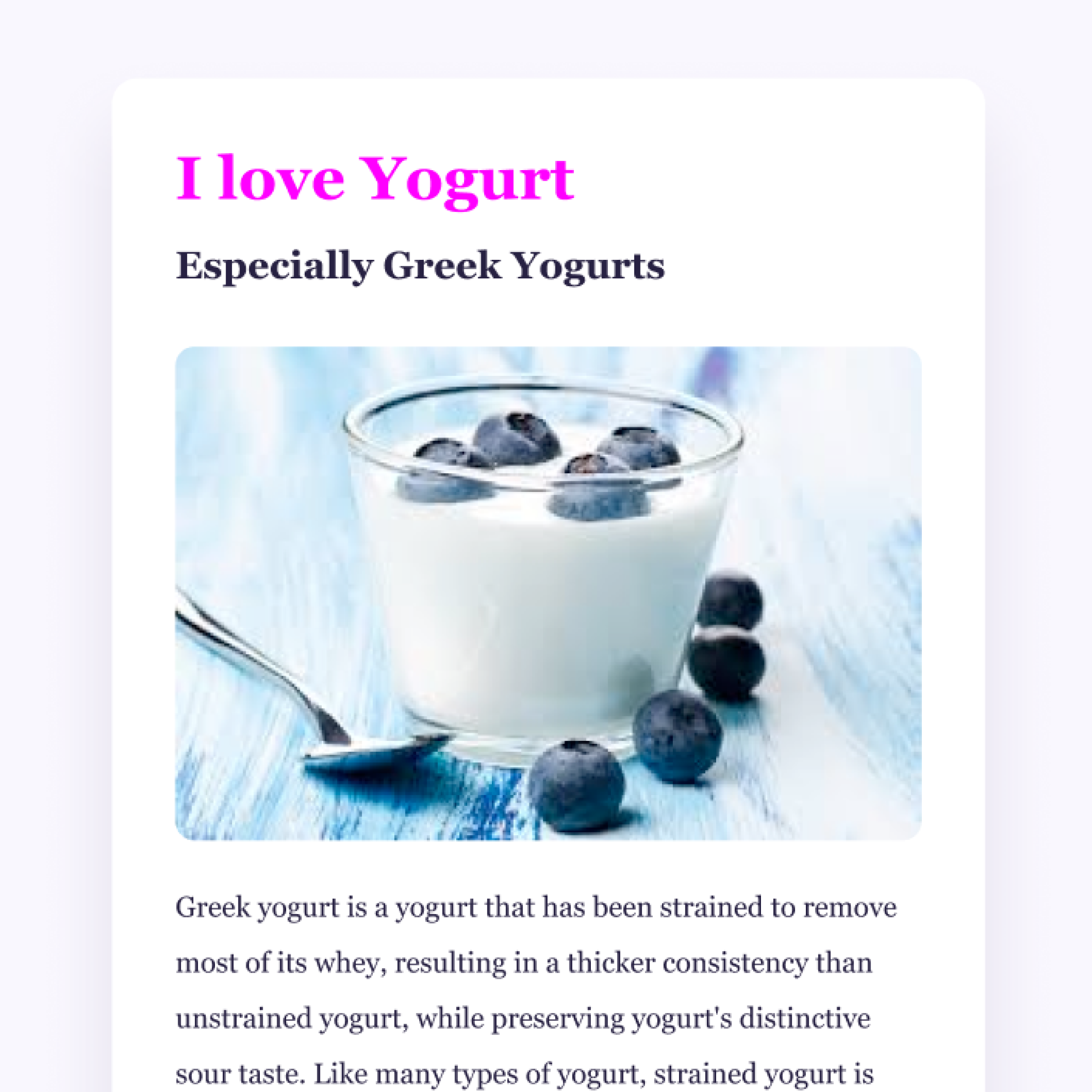 Yogurt with berries image